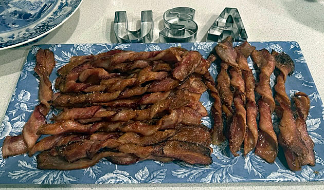 Twisted Bacon, Candied Bacon Twists, Appetizers, Bacon Appetizers, Candied Bacon, Sweetyellowcornbread, Southern Food Magazine, Southern Lifestyle