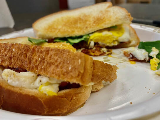 A Perfect Brunch Sandwich, BLT Egg & Cheese, Delicious Brunch Sandwiches, Sweet Yellow Cornbread, Southern Lifestyle Blog, Southern Food Blog, The Best BLT Sandwich