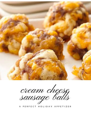 Bisquick Cream Cheese Sausage Balls