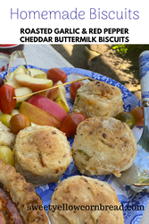 Roasted Garlic & Red Pepper Cheddar Buttermilk Biscuits, A Southern Biscuit Tradition, Homemade Biscuits, Homemade Garlic Cheddar Biscuits, Southern Food Blog, Southern Lifestyle Blog, Arkansas Food Magazine, Arkansas Lifestyle Magazine, Pat Downs, Contributor THV11 The Vine