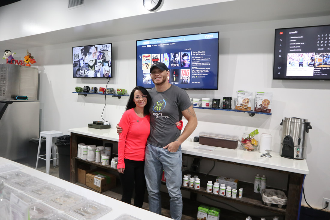 Heights Nutrition Owners, PJ & Emilia, Join them in the next 