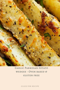 Garic Parmesan Potato Wedges, Potato Wedges, Oven Roasted Potatoes, Simple Side Dishes, The Best Side Dishes, Oven Baked Gluten Free Potato Wedges, Sweet Yellow Cornbread, Southern Food & Lifestyle, Pat Downs, Southern Life MagazinePicture