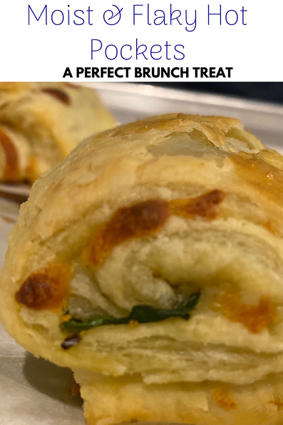 Moist & Flaky Hot Pockets,  A Perfect Bruch Treat, Simple Brunch Recipes, Delicious Homemade Hot Pockets, Southern Brunch Treats, Hot Pocket Recipes, Puff Pastry Recipes, Sweet Yellow Cornbread, Southern Food & Lifestyle, Arkansas Food & Lifestyle, Sweet Yellow Bakes