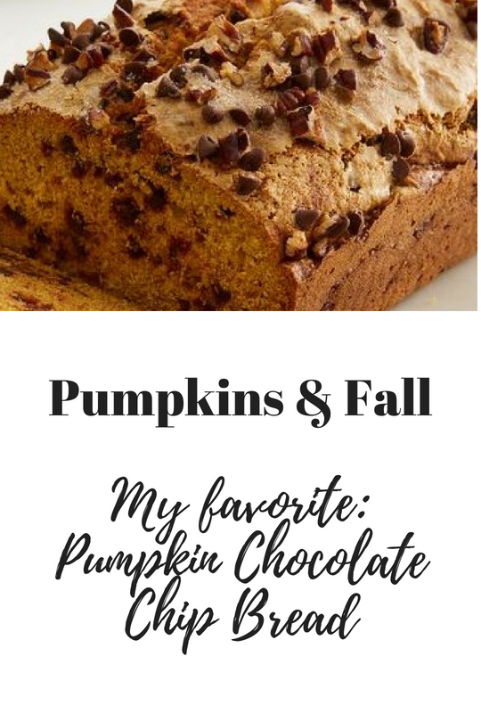 Pumpkins and Fall, Sweet Yellow Cornbread, Popular Arkansas Food Blogger shares her favorite Pumpkin Chocolate Chip Bread